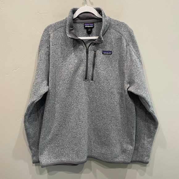 Patagonia Men’s Better Sweater 1/4 Zip Fleece in Stonewash - Size: XL - Picture 1 of 8